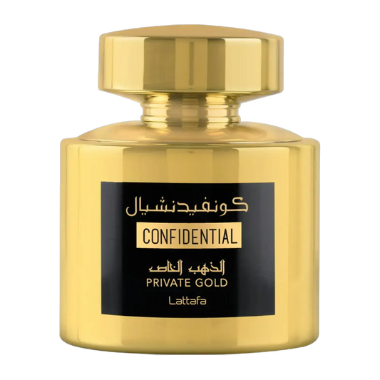 Confidential Private Gold Lattafa 100ml